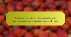 Integralność moralna w zdrowiu psychicznym: Budowanie zaufania, empatii i wspierających relacji