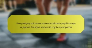 Perspektywy kulturowe na temat zdrowia psychicznego w Japonii: Praktyki, wyzwania i systemy wsparcia