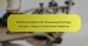Rodzime podejścia do zdrowia psychicznego: korzyści, tradycje i nowoczesne adaptacje