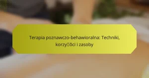 Terapia poznawczo-behawioralna: Techniki, korzyści i zasoby